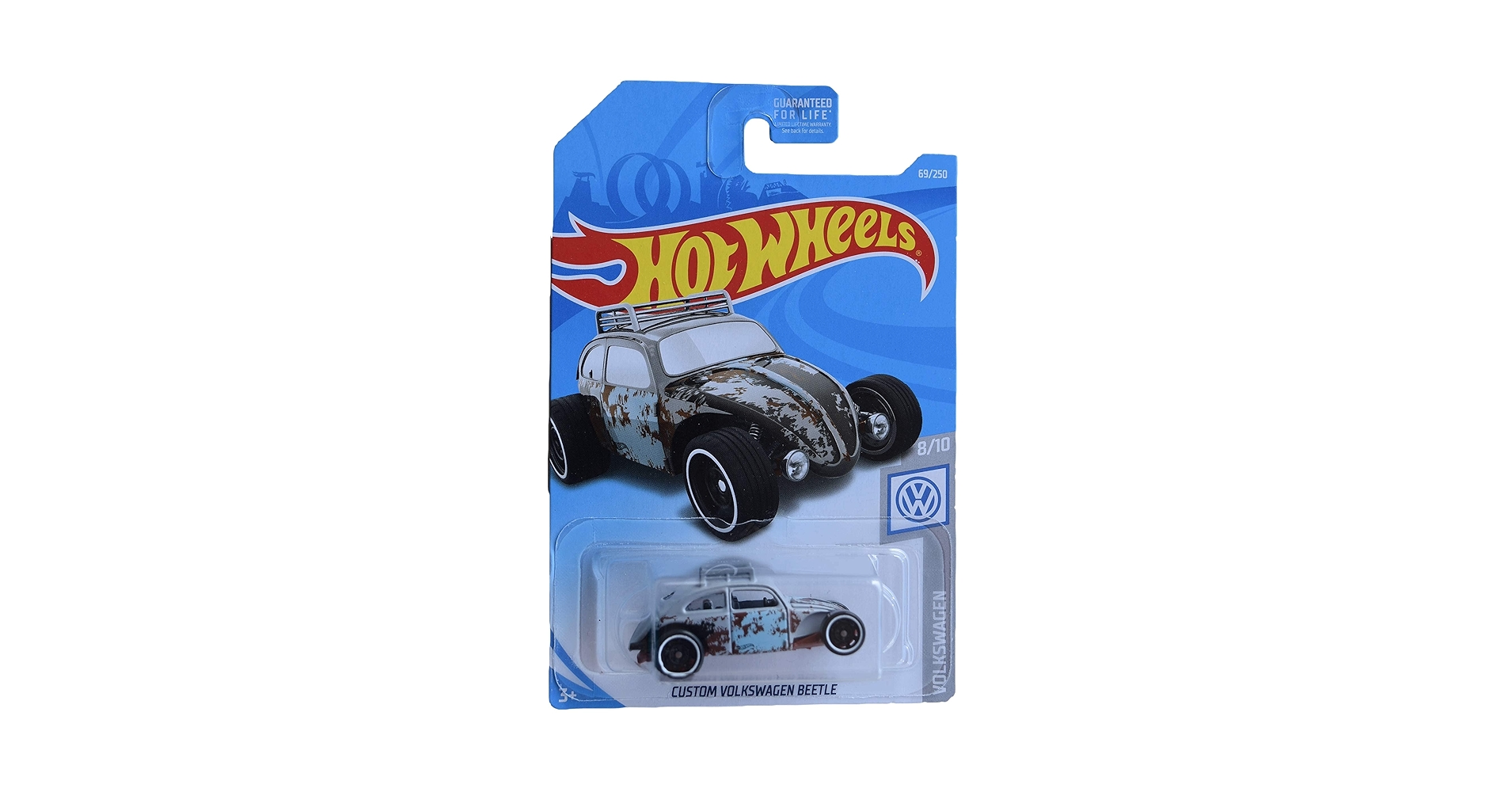 Amazon.com: Hot Wheels Custom Volkswagen Beetle, [Gray] 69
